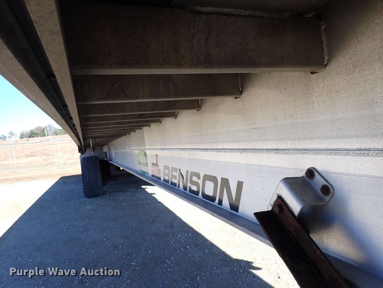 image for item DN6918 2013 Transcraft Benson AF53-102-2-524  flatbed trailer