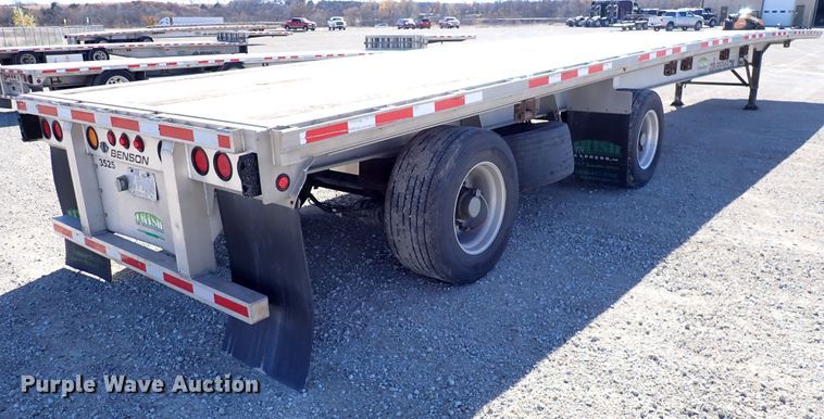 image for item DN6920 2013 Transcraft Benson AF53102-2-524  flatbed trailer