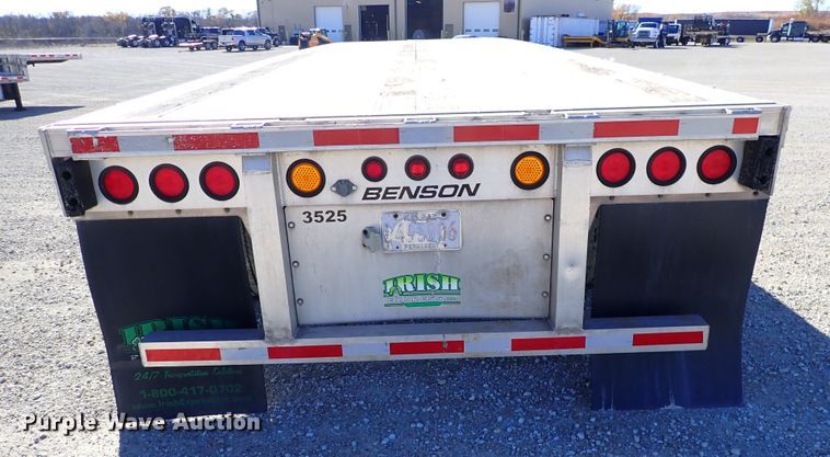 image for item DN6920 2013 Transcraft Benson AF53102-2-524  flatbed trailer