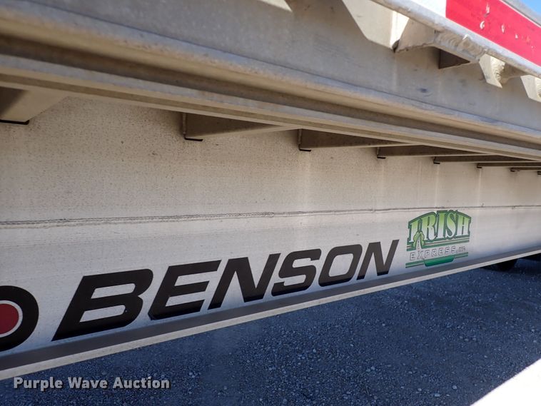 image for item DN6920 2013 Transcraft Benson AF53102-2-524  flatbed trailer