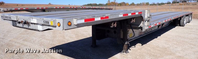 image for item DN6921 2012 Transcraft Benson ASDF53102-2  drop deck trailer