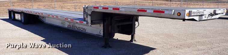 image for item DN6921 2012 Transcraft Benson ASDF53102-2  drop deck trailer