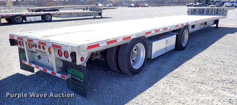 image for item DN6921 2012 Transcraft Benson ASDF53102-2  drop deck trailer