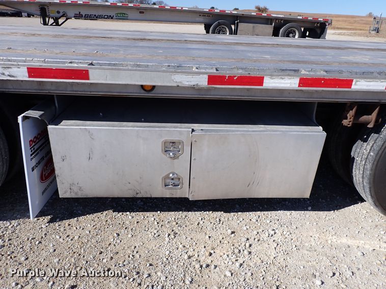 image for item DN6921 2012 Transcraft Benson ASDF53102-2  drop deck trailer