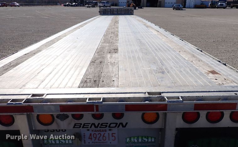 image for item DN6921 2012 Transcraft Benson ASDF53102-2  drop deck trailer