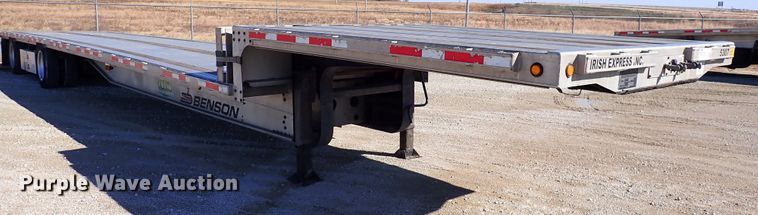 image for item DN6922 2012 Transcraft Benson ASDF53102-2  drop deck trailer