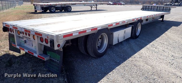image for item DN6922 2012 Transcraft Benson ASDF53102-2  drop deck trailer