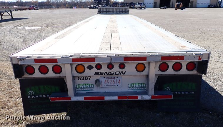 image for item DN6922 2012 Transcraft Benson ASDF53102-2  drop deck trailer