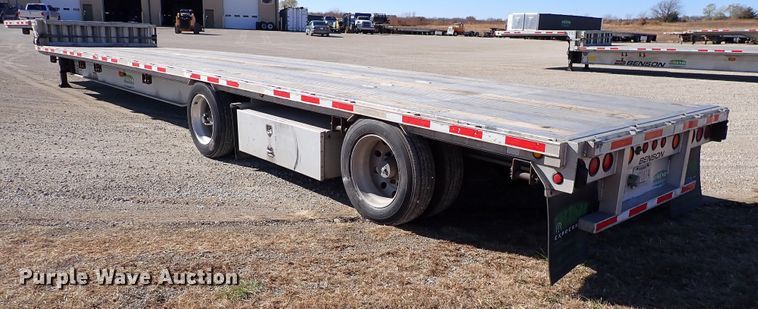 image for item DN6922 2012 Transcraft Benson ASDF53102-2  drop deck trailer