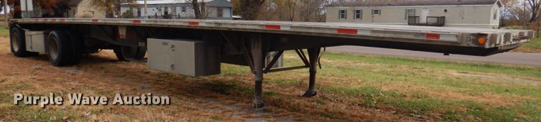 image for item DP0401 2007 Fontaine 1FTW-7-8048WSAWK  flatbed trailer