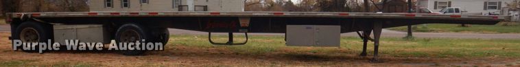 image for item DP0401 2007 Fontaine 1FTW-7-8048WSAWK  flatbed trailer