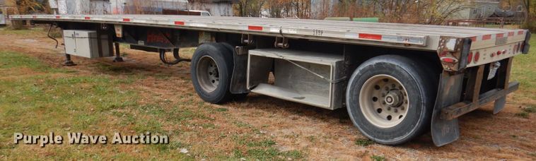 image for item DP0401 2007 Fontaine 1FTW-7-8048WSAWK  flatbed trailer