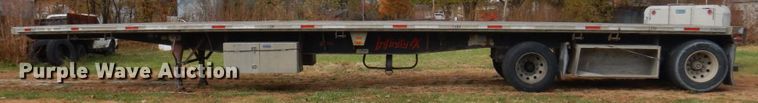 image for item DP0401 2007 Fontaine 1FTW-7-8048WSAWK  flatbed trailer