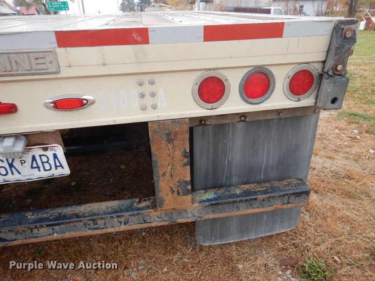 image for item DP0401 2007 Fontaine 1FTW-7-8048WSAWK  flatbed trailer