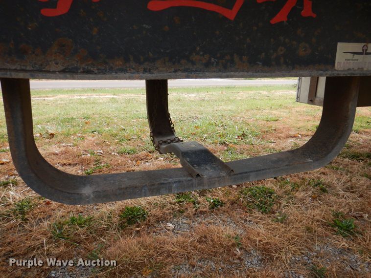 image for item DP0401 2007 Fontaine 1FTW-7-8048WSAWK  flatbed trailer