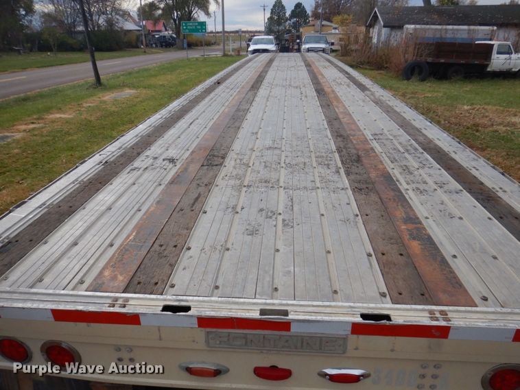image for item DP0401 2007 Fontaine 1FTW-7-8048WSAWK  flatbed trailer