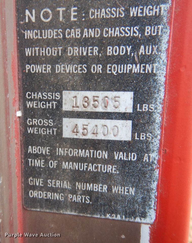 image for item DP0413 1971 Kenworth W925  semi truck