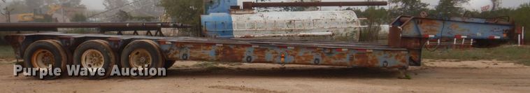 image for item DQ1882 1983 Aztec  oilfield trailer