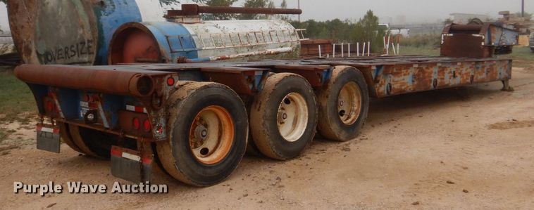 image for item DQ1882 1983 Aztec  oilfield trailer