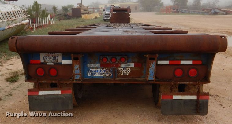 image for item DQ1882 1983 Aztec  oilfield trailer