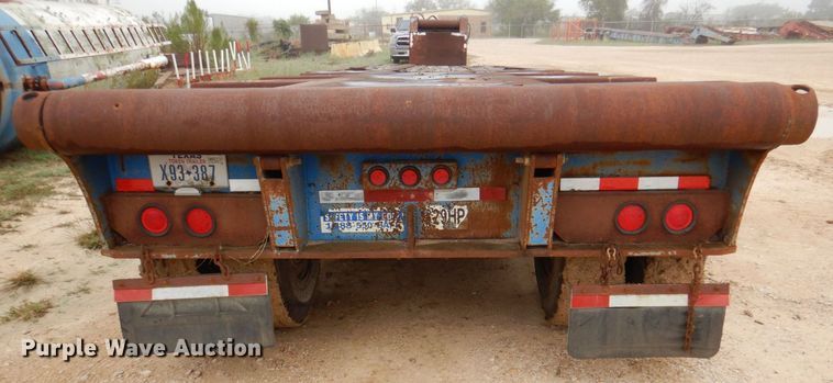 image for item DQ1882 1983 Aztec  oilfield trailer