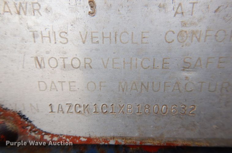 image for item DQ1883 1981 Aztec  oilfield trailer