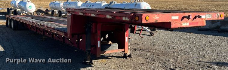 image for item DR7317 1997 Talbert  drop deck trailer