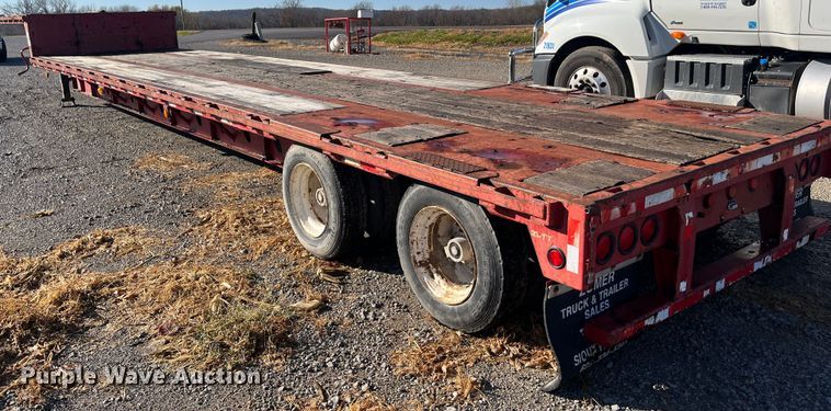 image for item DR7317 1997 Talbert  drop deck trailer