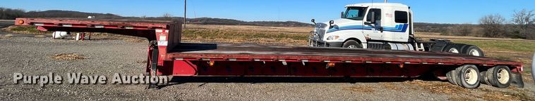 image for item DR7317 1997 Talbert  drop deck trailer