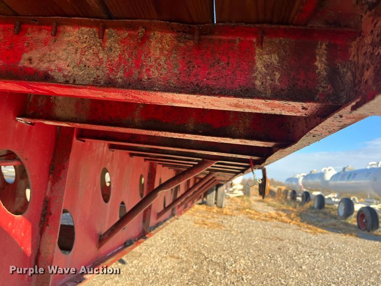 image for item DR7317 1997 Talbert  drop deck trailer