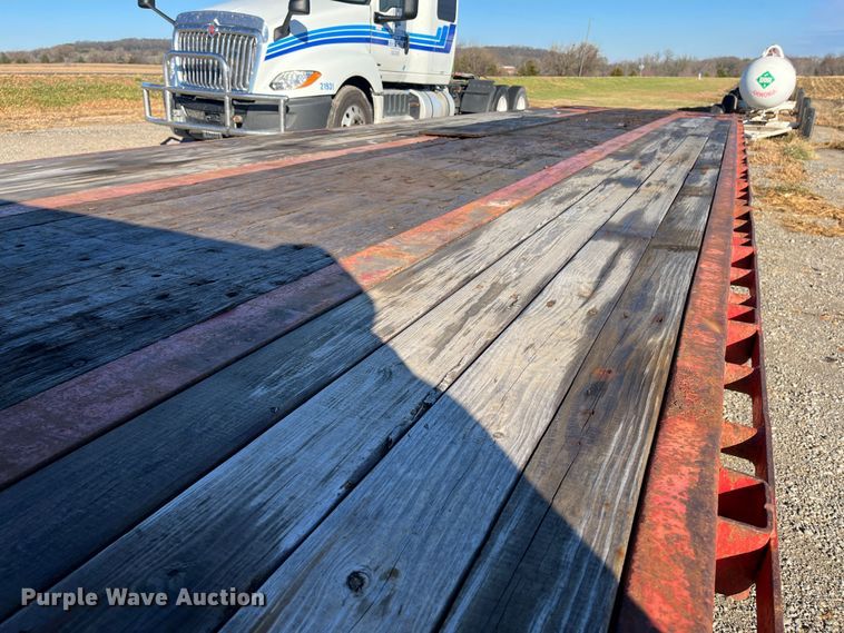 image for item DR7317 1997 Talbert  drop deck trailer