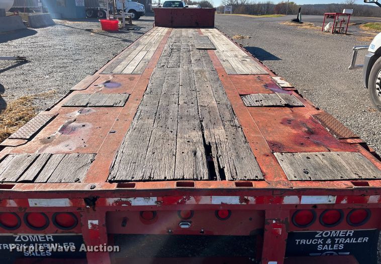 image for item DR7317 1997 Talbert  drop deck trailer