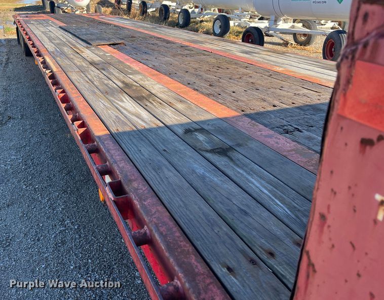 image for item DR7317 1997 Talbert  drop deck trailer