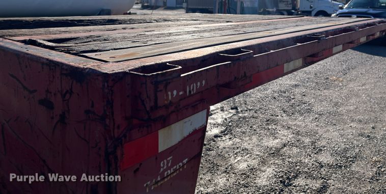 image for item DR7317 1997 Talbert  drop deck trailer