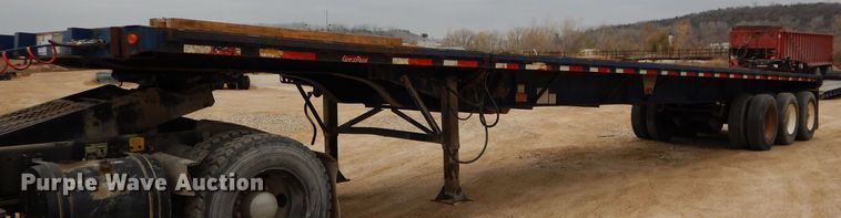 image for item DS6296 2001 Great Dane  extendable flatbed trailer