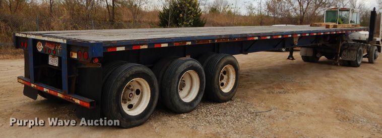 image for item DS6296 2001 Great Dane  extendable flatbed trailer