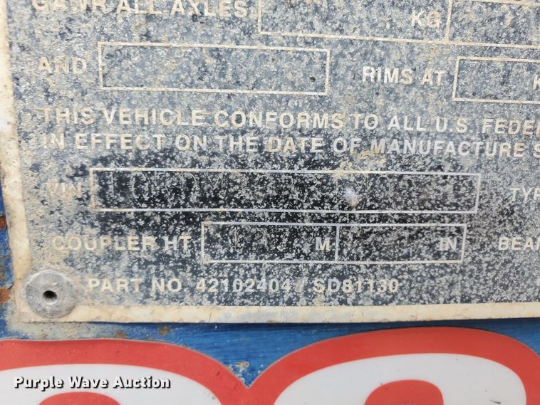 image for item DS6297 2001 Great Dane  extendable flatbed trailer