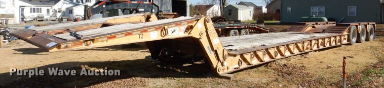 image for item DS8246 1997 Load King 503 DFP  lowboy equipment trailer