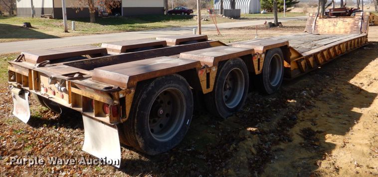 image for item DS8246 1997 Load King 503 DFP  lowboy equipment trailer