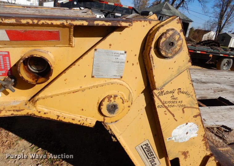 image for item DS8246 1997 Load King 503 DFP  lowboy equipment trailer