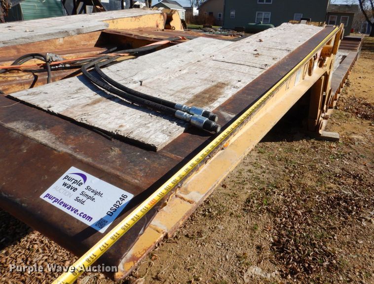 image for item DS8246 1997 Load King 503 DFP  lowboy equipment trailer