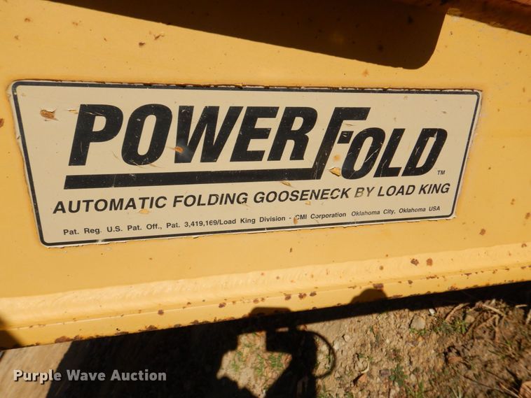 image for item DS8246 1997 Load King 503 DFP  lowboy equipment trailer