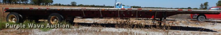 image for item HF9385 1998 Transcraft  flatbed trailer