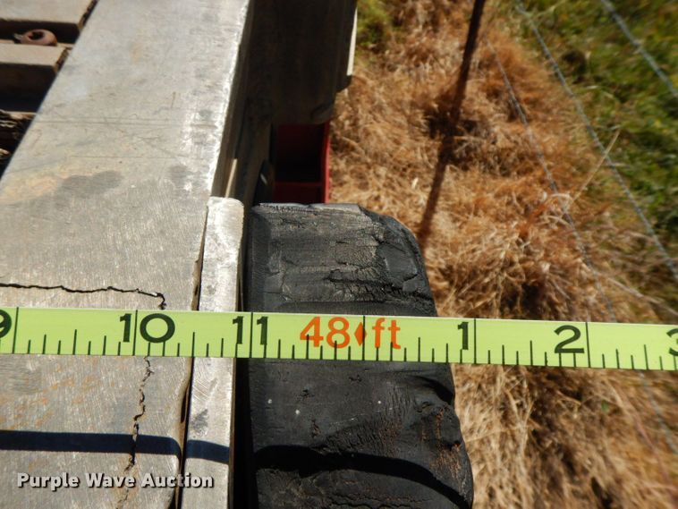 image for item HF9385 1998 Transcraft  flatbed trailer