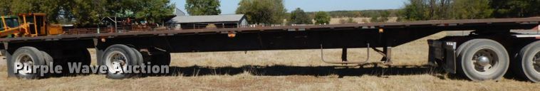 image for item HF9388 1985 Lufkin  flatbed trailer