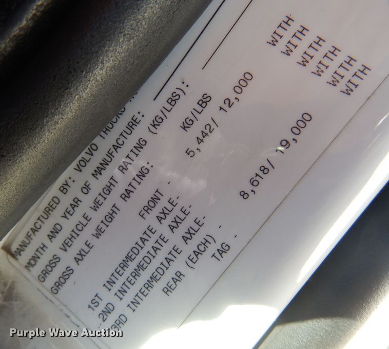 image for item JJ9656 2006 Volvo VNL  semi truck