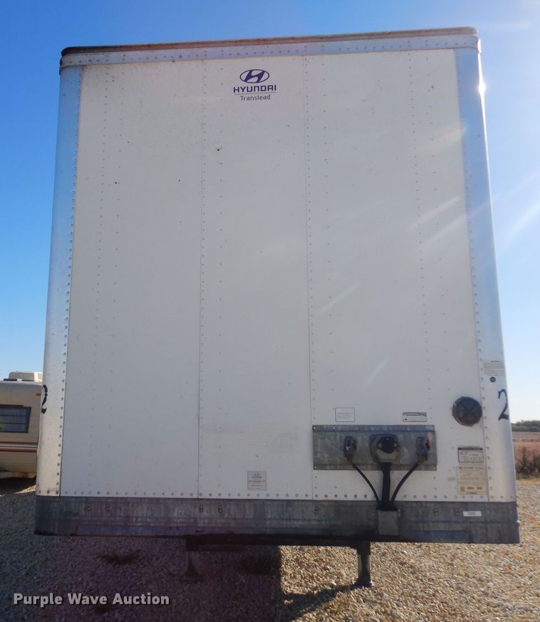 image for item JJ9657 2020 Hyundai Translead  dry van trailer