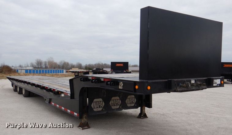 image for item JL9787 2011 Landoll 455B  drop tilt deck equipment trailer