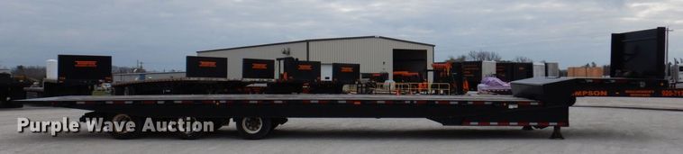 image for item JL9787 2011 Landoll 455B  drop tilt deck equipment trailer