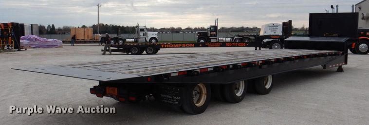 image for item JL9787 2011 Landoll 455B  drop tilt deck equipment trailer